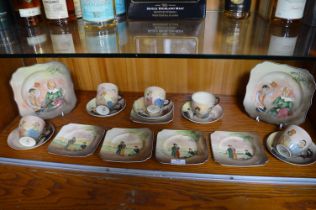 Royal Doulton Charles Dickens Part Tea Set 18pcs