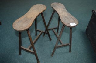 Pair of Wooden Boot jacks