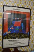 David Hockney Exhibition Poster 1981