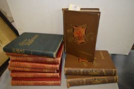 Vintage Bound Volumes Including Victorian Edinburgh, History of The British People, etc.