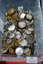 Assorted Pocket Watch Movements and Parts