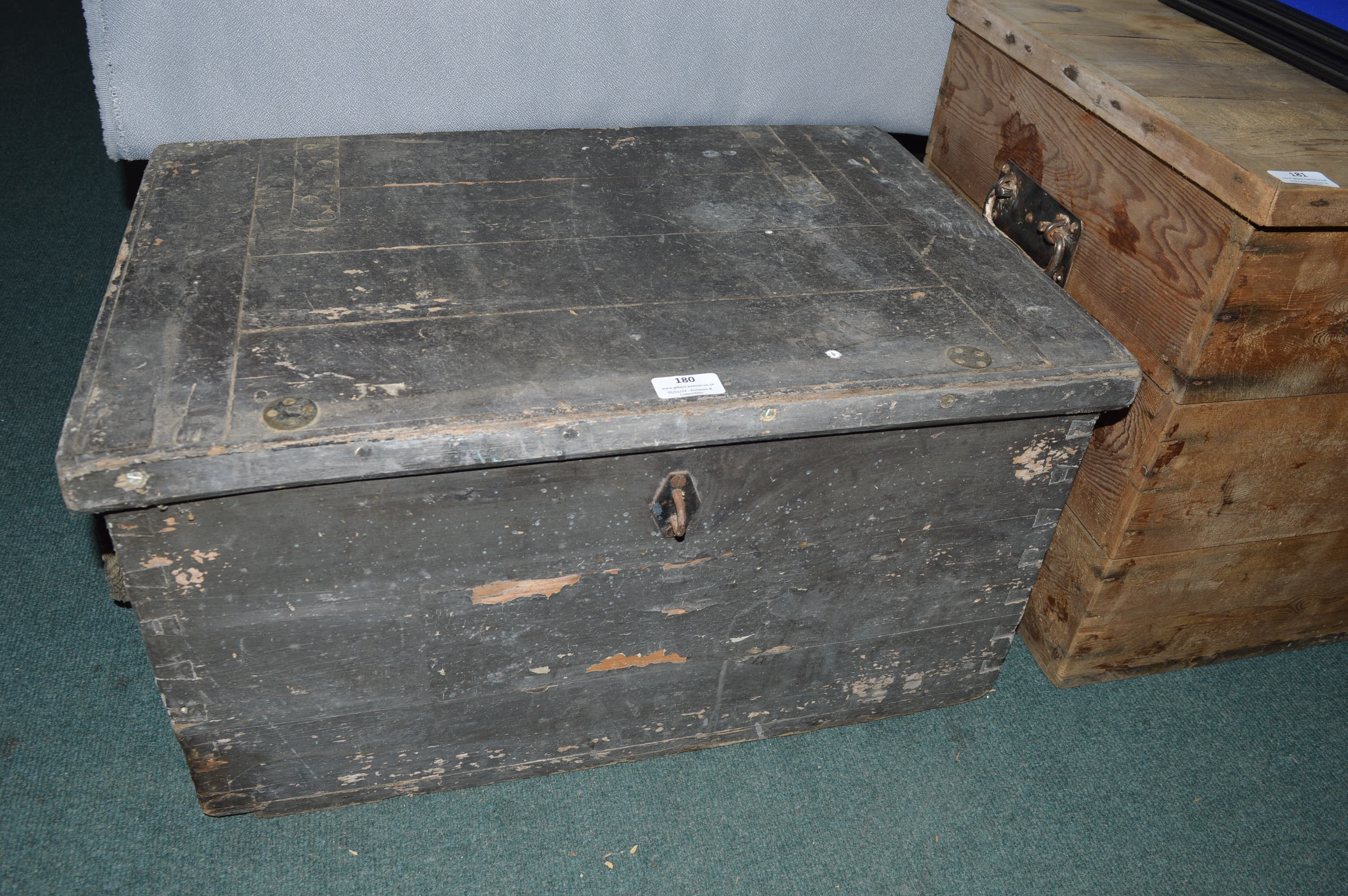 Victorian Pine Tea Chest