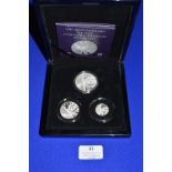 100th Anniversary of the Unknown Warrior Silver Three Coin Proof Set 2020