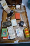 Collectibles Including Playing Cards, Cigars, and Bakelite Napkin Rings, etc.