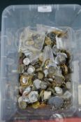 Assorted Wristwatch Movements and Parts