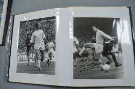 Album of Signed Football Photographs Including Jack Charleton, John Hunter, etc.