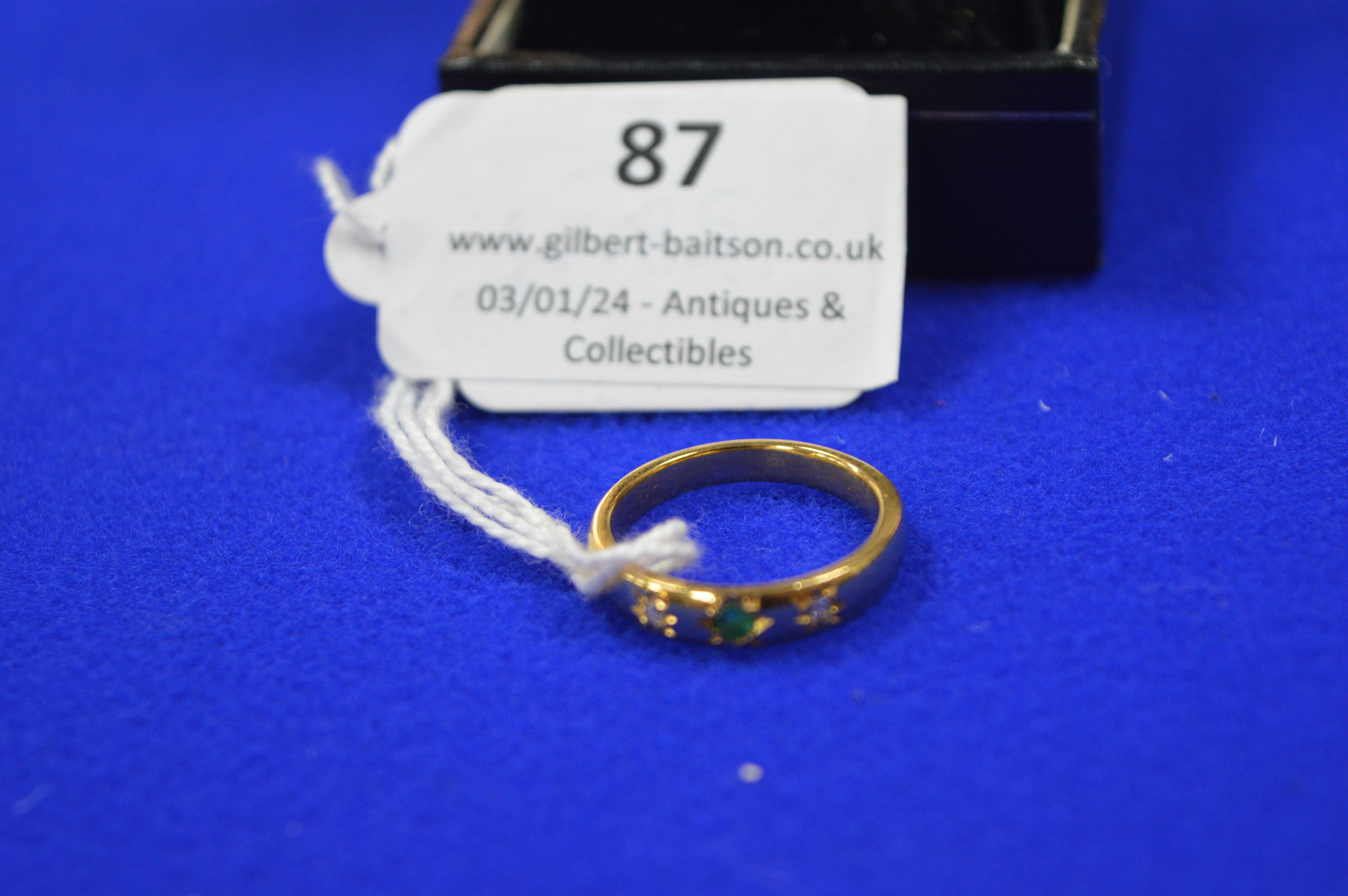 Unmarked Yellow Metal Ring Size: L ~4.9g