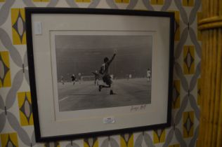 Signed George Best Photograph