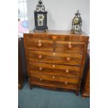 Victorian Two Over Three Chest of Drawers