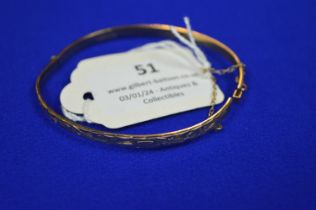 9ct Gold Bangle ~7.7g