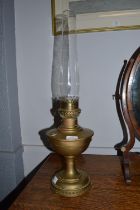 Victorian Brass Oil Lamp