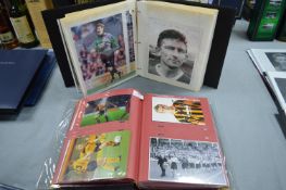 Two Album of Signed Football Photographs Including Hull City