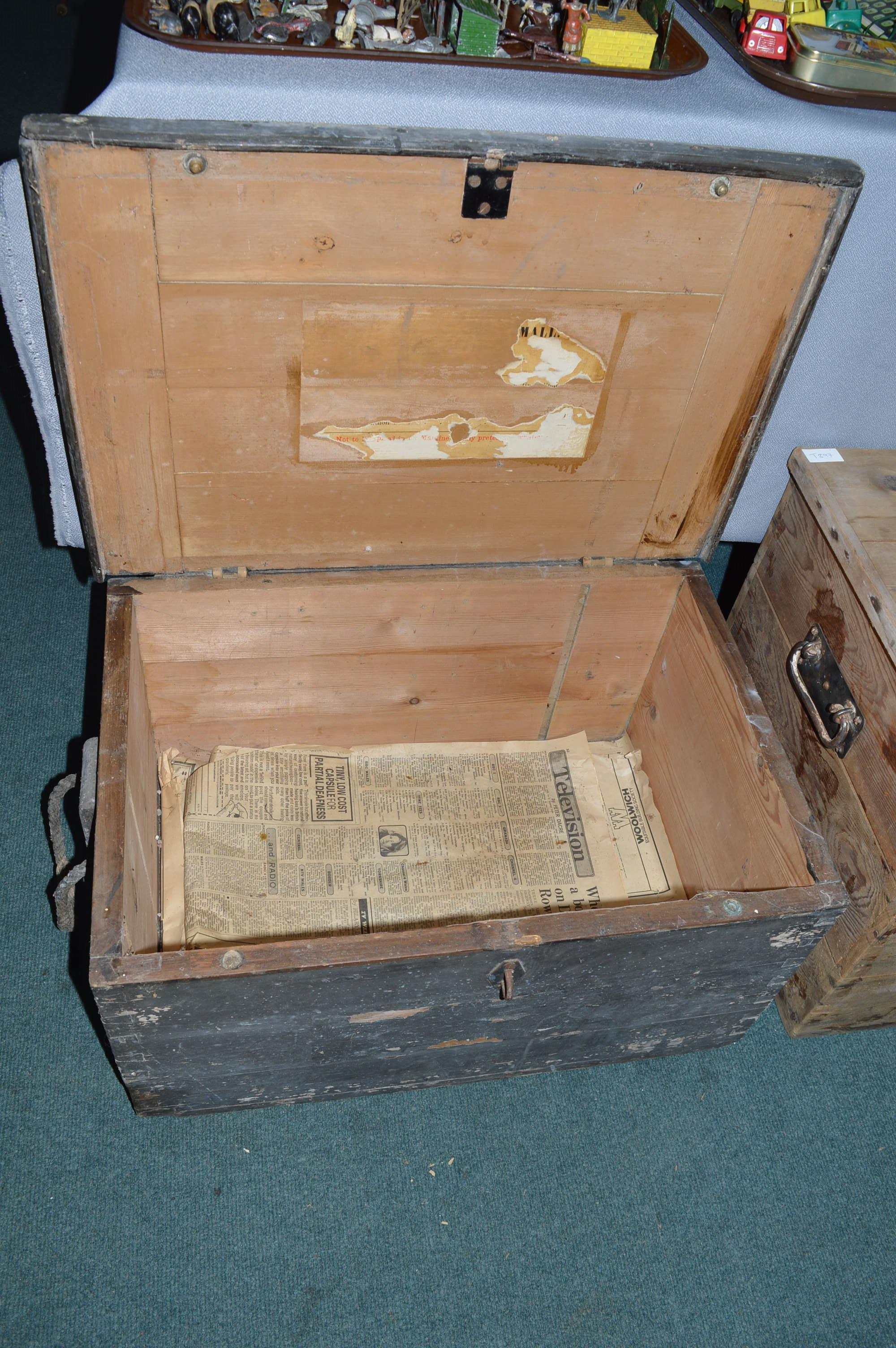 Victorian Pine Tea Chest - Image 2 of 2