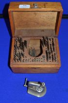 Cased Set of Watch Maker's Staking Tools