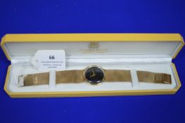 Bueche-Girod 9ct Gold Wristwatch and Band ~68g (in working condition)