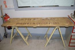 H. Pollard & Sons Builders and Decorators Folding Paste Table