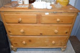 Pine Two over Two Chest of Drawers