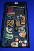 Small Vintage Collectibles Including Hull Auctioneer's Plaque