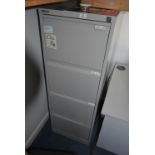 *Bisley Four Drawer Foolscap Filing Cabinet in Grey