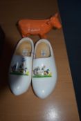 *Pair of Dutch Clogs and a Holland Cow