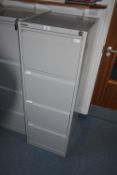 *Bisley Four Drawer Foolscap Filing Cabinet in Grey