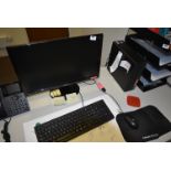 ­*HP Desktop PC with Intel i3 Processor, Monitor, Keyboard and Mouse