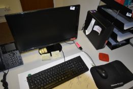 ­*HP Desktop PC with Intel i3 Processor, Monitor, Keyboard and Mouse
