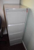 *Bisley Four Drawer Foolscap Filing Cabinet in Grey