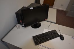 *HP Desktop Computer with BenQ Monitor, Keyboard, and Mouse