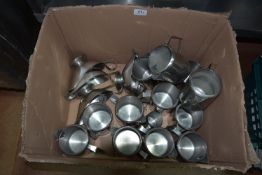Quantity of Stainless Steel Gravy Boats and Milk Jugs