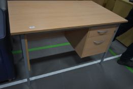 Two Drawer Desk and Cabinet plus Philips DVD Player, and a Savil Pro Flex Professional Amplifier