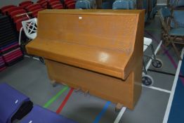 Bentley Upright Piano on Wheels 142x52cm x 110cm high