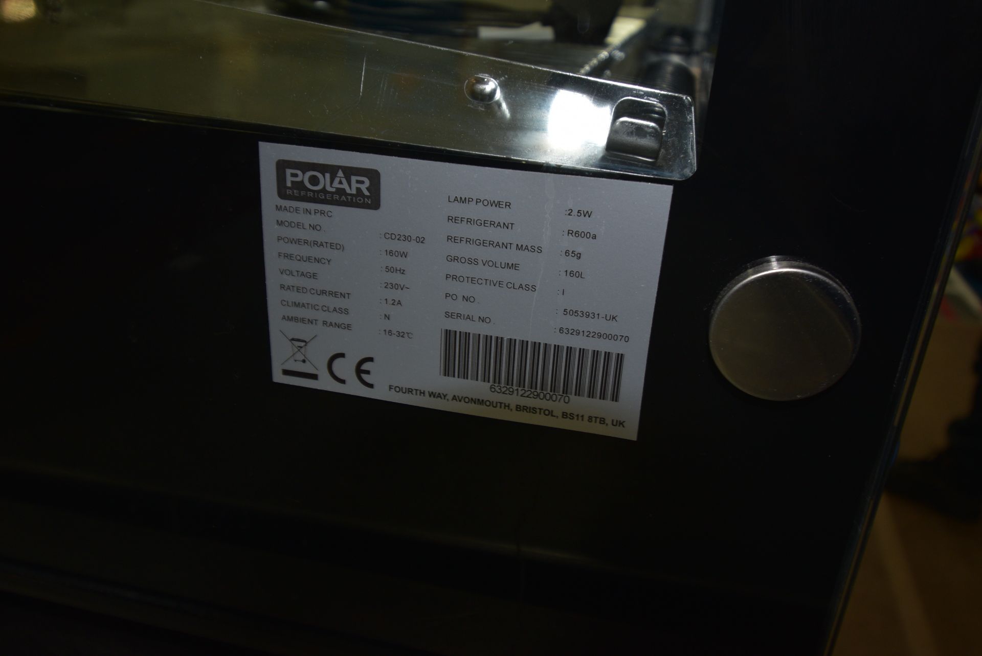 Polar Refrigeration Countertop Chilled Display Unit - Image 2 of 3