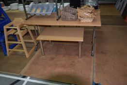 Rectangular Folding Table 150x75cm x 70cm high