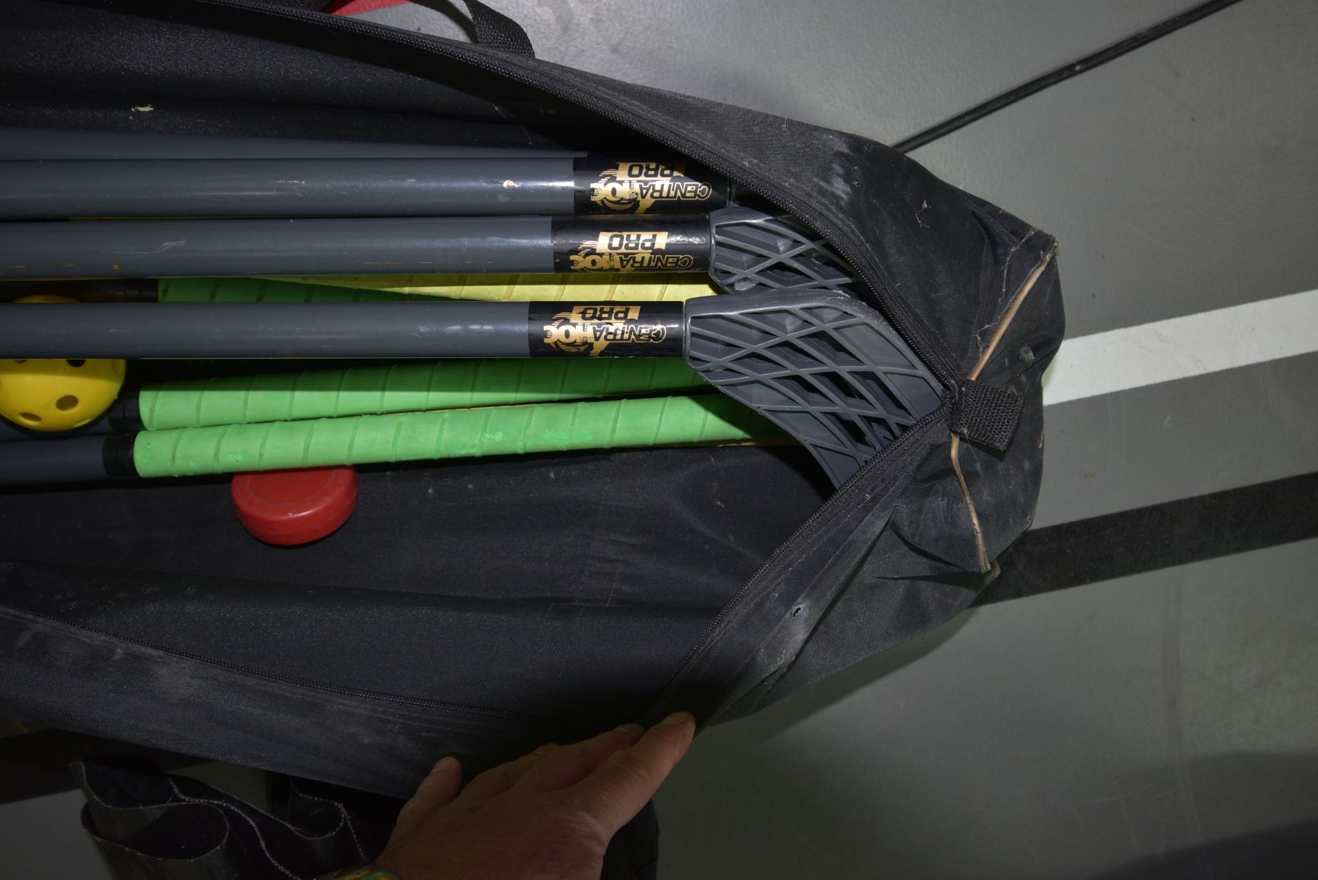 Bag of Plastic Hockey Sticks, Balls, and Cones - Image 2 of 3