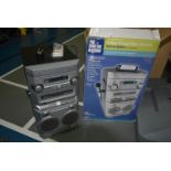 Three Disc Changer/Dual Cassette Karaoke System (no microphone)