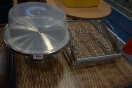 Stainless Steel Cake Stand and Kellogg’s Countertop Display Stand