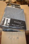 *Beresford Roberts Lined Curtains in Grey with 3” Tape 66” x 54” drop