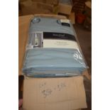 *Beresford Robert Valencia Lined Eyelet Curtains in Duck Egg Blue 90” x 72” drop