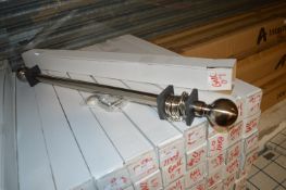 *Two Extending Ball Curtain Poles 0.7m – 1.2m