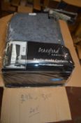 *Beresford Roberts Grey Lined Curtains with Tiebacks 66” x 90” drop