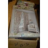 *Berkshire Pencil Pleat Lined Curtains in Pink 46” x 90” drop