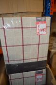 *Four Burchill Red Pencil Pleat Curtains 90” x 54” and One 90” x 72”