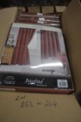 *Beresford Roberts Lined Eyelet Curtains in Sienna 66” x 54” drop