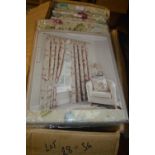 *Berkshire Pencil Pleat Lined Curtains in Pink 46” x 90” drop