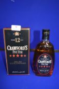 Crawford’s Deluxe 12 Year Old Scotch Whisky