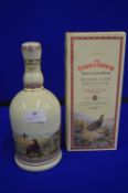 Famous Grouse Highland Decanter by Wade Gilded with 24ct Gold