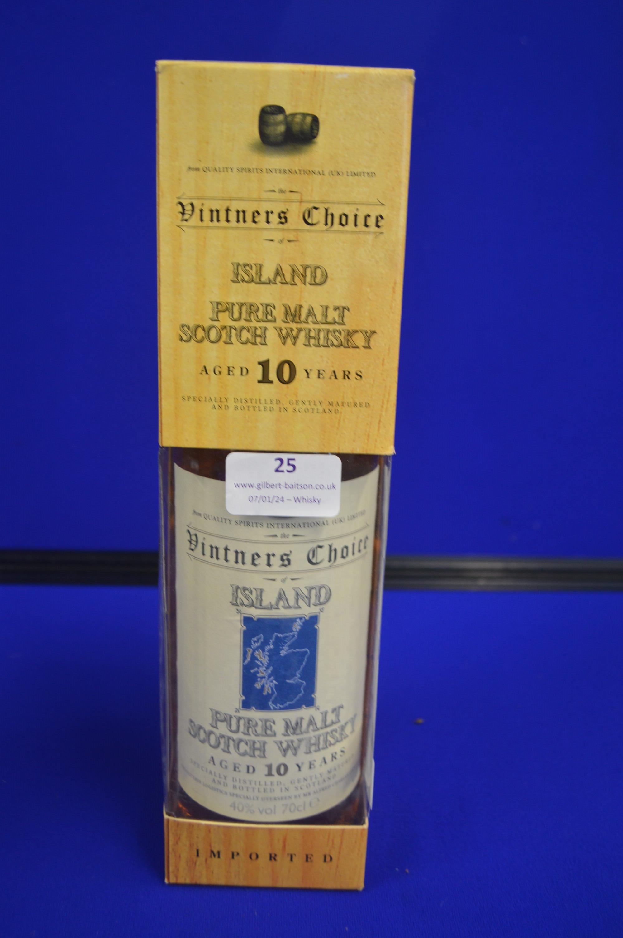 Vinteners Choice Island 10 Year Old Pure Malt Scotch Whisky