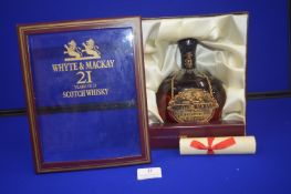 Whyte & Makay 21 Year Old Scotch Whisky with Presentation Case and Certification