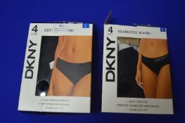 *Two Part Packs of DKNY Women’s Cotton Bikini Briefs Size: L